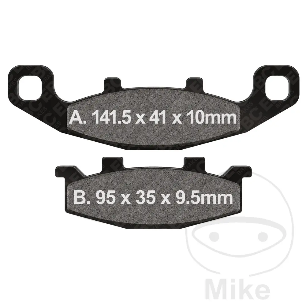 EBC brzdové destičky Standard EBC nebo 7871767 KAWASAKI ER 500 TWISTER 97-00, GPX 600 R 88-99, GPX 750 R 87-88, GPZ 500 S 87-01, GPZ 900 R NINJA