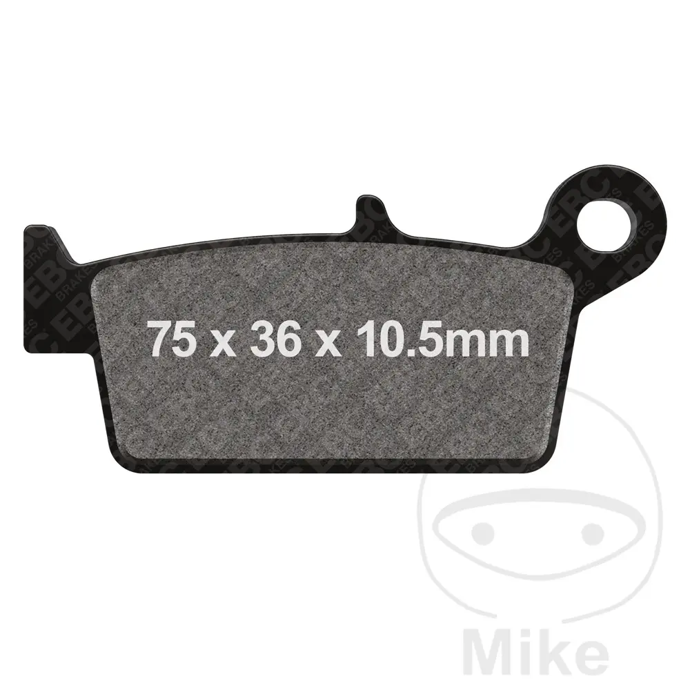 EBC brzdové destičky Standard EBC nebo 7870280 FANTIC ENDURO 50 E PERFORMANCE 15-16, ENDURO 125 E PERFORMANCE 15-16, MOTARD 50 M PERFORMANCE 15-16,