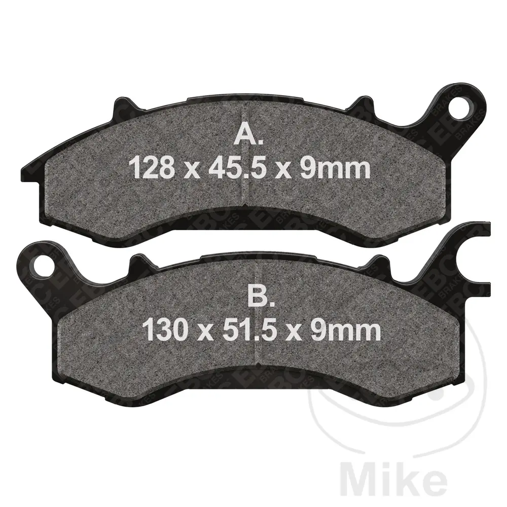EBC brzdové destičky standard EBC LEXMOTO LS-Z 125  CBS 22-24, RSS 125  CBS 23-25, RSS 125 SCRAMBLER ABS 24-25, MOTORHISPANIA BOGGA 125 ROCKER CBS