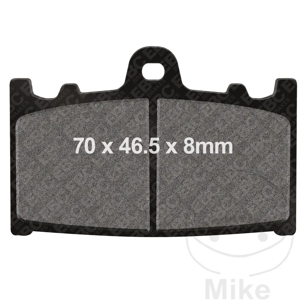 EBC brzdové destičky Standard EBC nebo 7872336 HUSABERG FC 600 SUPERMOTO 99-00, FE 501 SUPERMOTO 00, FE 501 E SUPERMOTO 00, FE 600 SUPERMOTO 00, FE