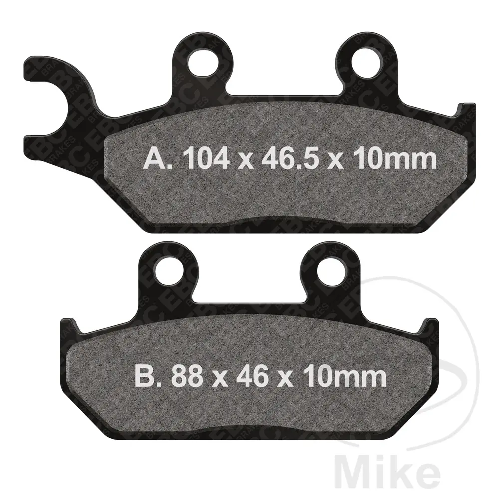 EBC brzdové destičky Standard EBC nebo 7872419 YAMAHA XT 600 EH 90-03, XT 600 EN 90-95, XT 600 KH 91-95, XT 600 KN 91-95, XTZ 660 H TENERE 91-98, XTZ