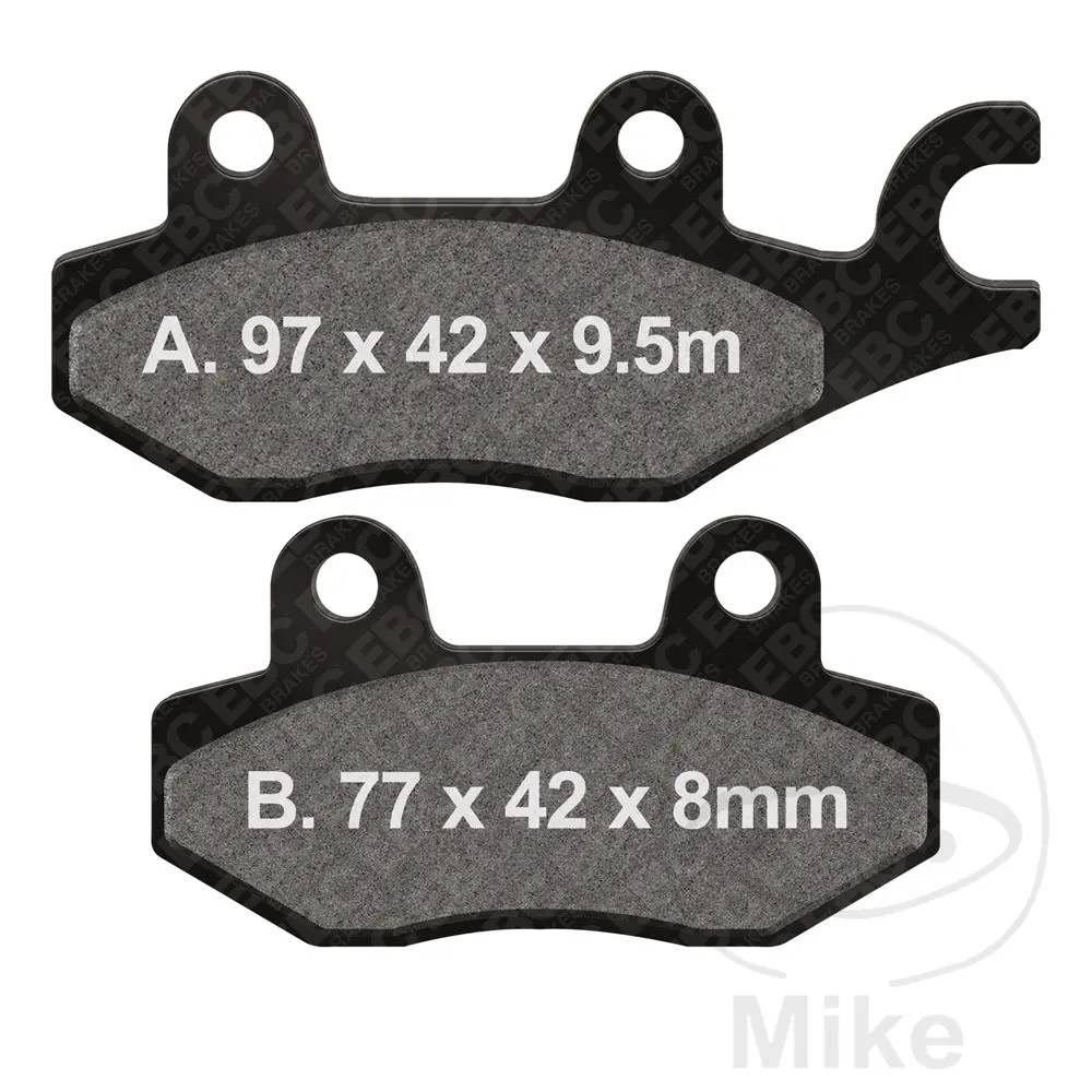 EBC brzdové destičky Standard EBC nebo 7872237 BOMBARDIER RALLY 200  2WD 05-06, CAGIVA CANYON 500 98-01, CANYON 600 96-97, ELEFANT 900 GT IE 91-93,