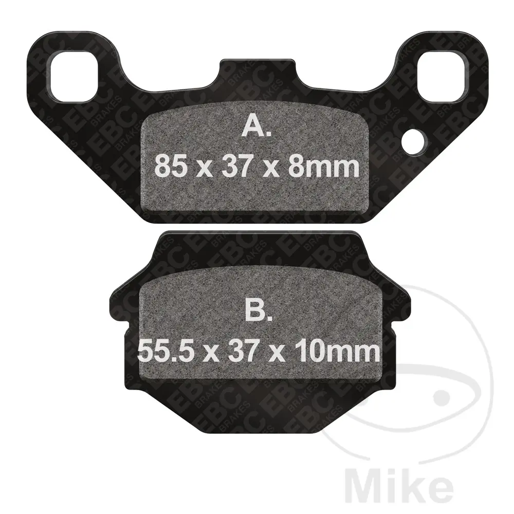 EBC brzdové destičky Standard EBC KAWASAKI KEF 300 LAKOTA SPORT 01-03, KFX 250 MOJAVE KSF KSF 00, KFX 250 MOJAVE KSF 01-04, SUZUKI LT 500 R QUADRACER
