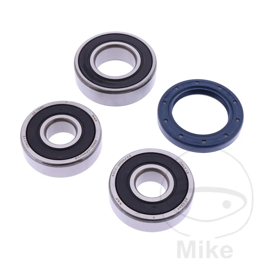 JMP ložisko kola sada Kompletní včetně gufer KAWASAKI EN 500 96-03, GPZ 305 BELT DRIVE BELT DRIVE 84-89, GPZ 500 S 87-03, KH 400 76-78, VN 800 DRIFTER