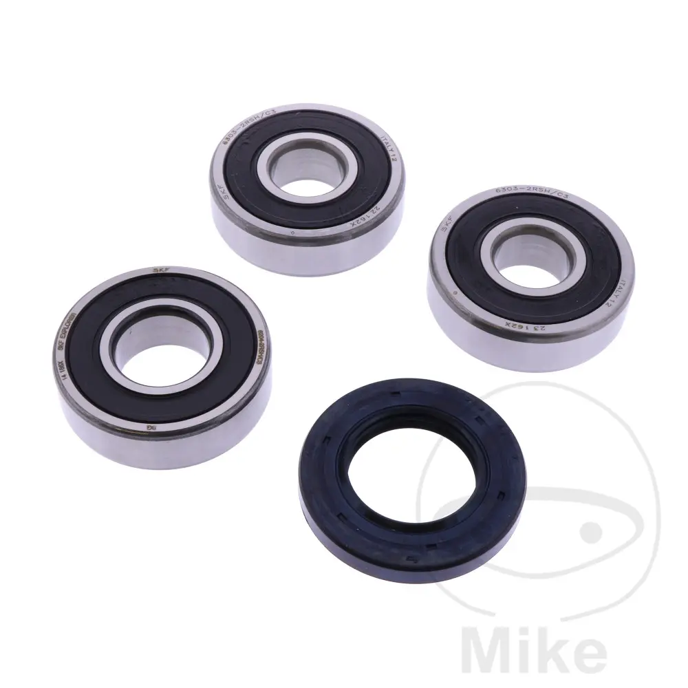 JMP ložisko kola sada Kompletní včetně gufer HONDA CB 450 N 85, CB 500 94-96, VT 250 F 83-87, VT 600 C SHADOW OZUBENÉ KOLO HRUBÉ DRÁŽKOVÁNÍ 88, VT 600