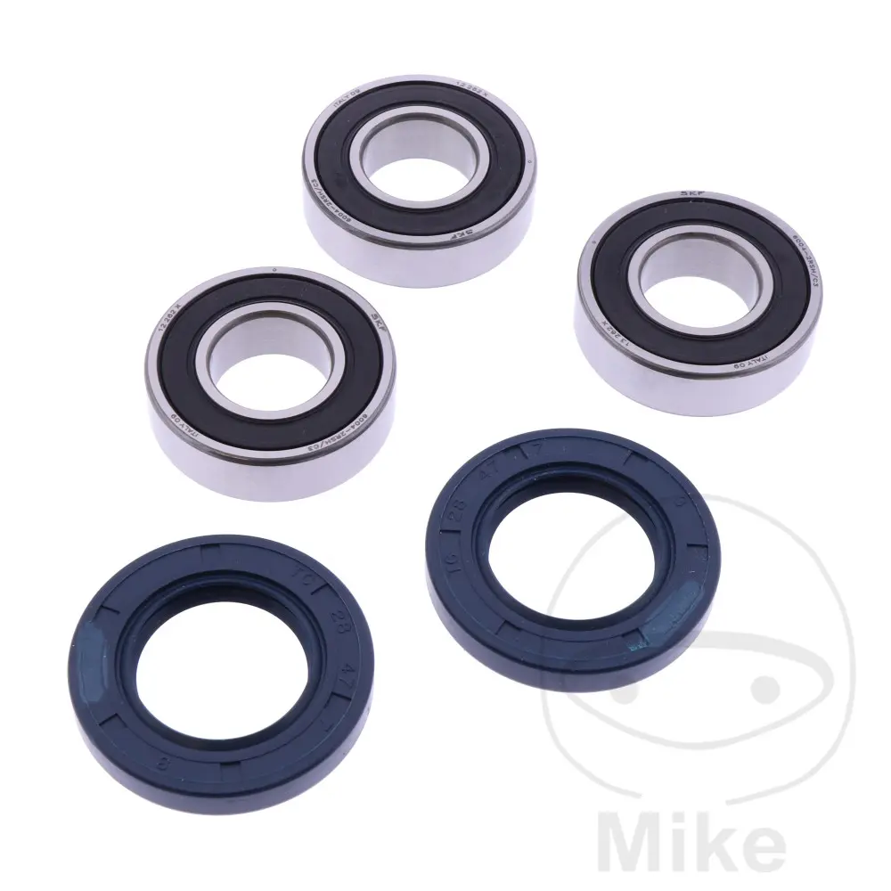 JMP ložisko kola sada Kompletní včetně gufer YAMAHA DT 125 RE 04-06, DT 125 RE MX EVERTS 05-06, DT 125 X 05-06, DT 125 R 91-96, DT 125 RH 97-03, DT