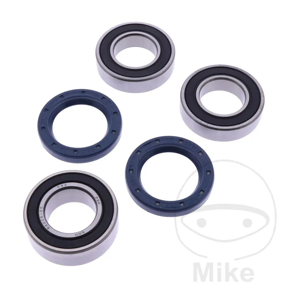 JMP ložisko kola sada Kompletní včetně gufer HUSQVARNA CR 125 00-14, CR 250 02-05, SM 400 R 04-07, SM 450 R IE  EURO3 08, SM 510 R IE 08-10, SM 510 R