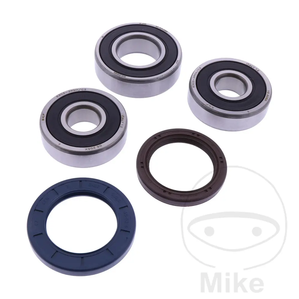 JMP ložisko kola sada Kompletní včetně gufer TRIUMPH BONNEVILLE 800 01-06, BONNEVILLE 800 AMERICA 02-06, BONNEVILLE 800 BLACK 06, BONNEVILLE 800 T100