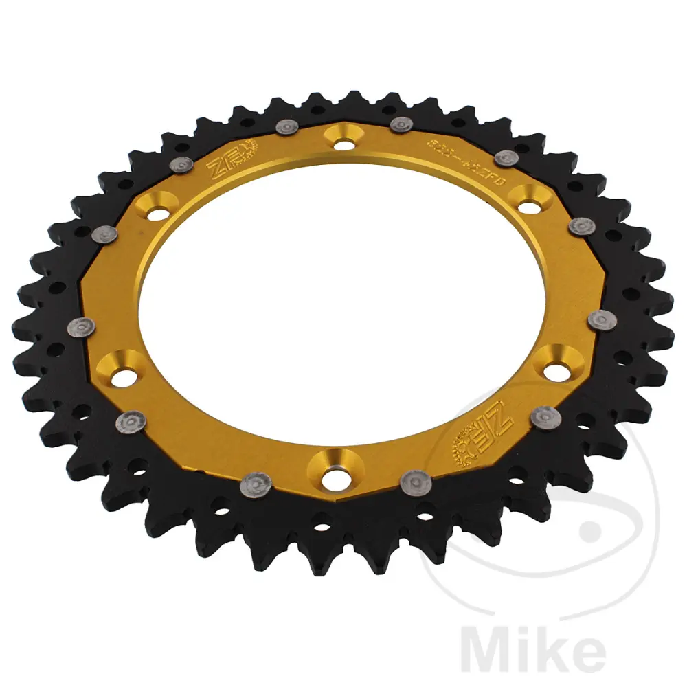 ZF Sprockets rozeta Dual 42Z typ 520 zlatá ZF vnitřní průměr 136 rozteč děr 156 BETA RR 125 LC 2T RACE 25-26, RR 125 LC 2T RACING 24, RR 200 LC 2T