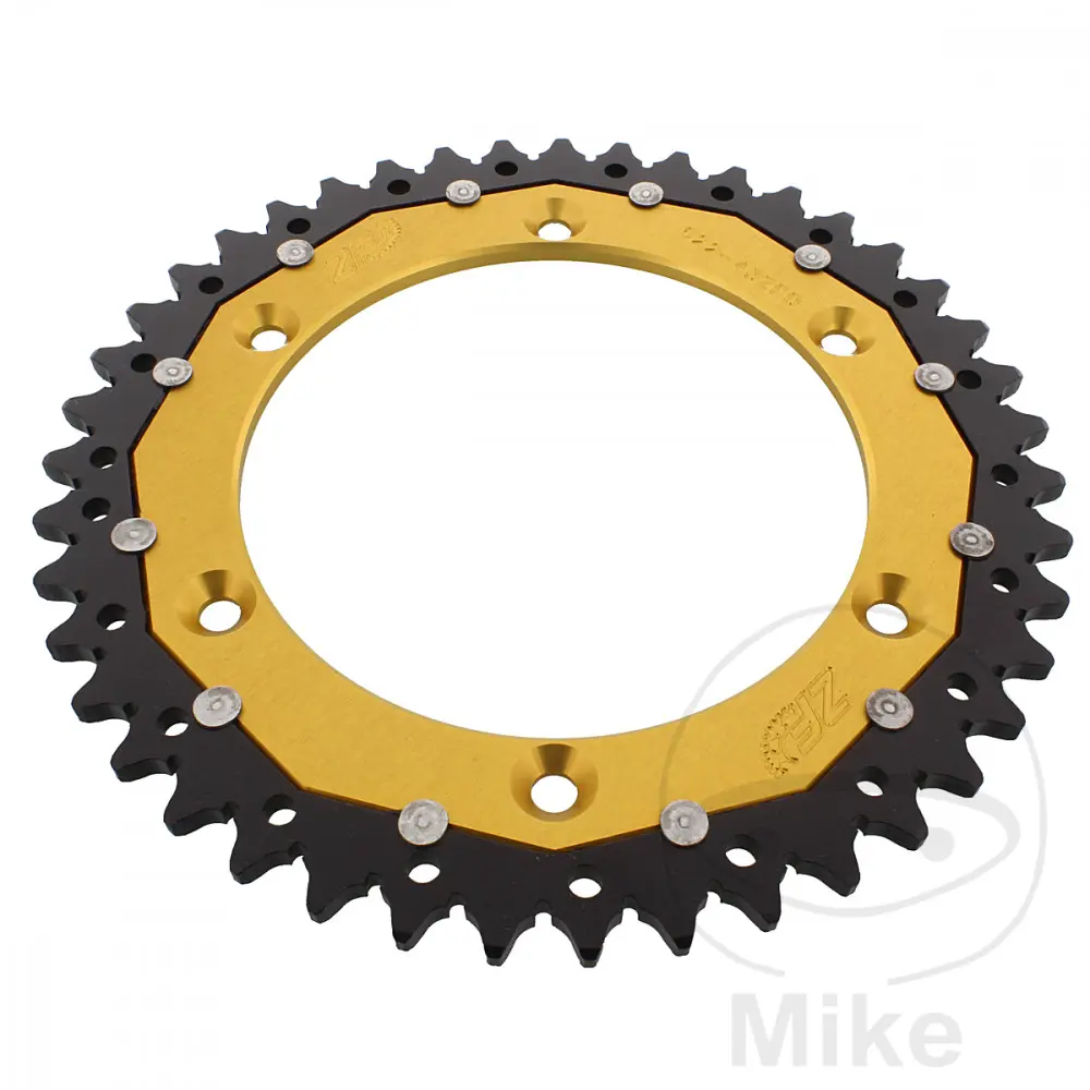 ZF Sprockets rozeta Dual 43Z typ 520 zlatá ZF vnitřní průměr 136 rozteč děr 156 BETA RR 125 LC 2T RACE 25-26, RR 125 LC 2T RACING 24, RR 200 LC 2T
