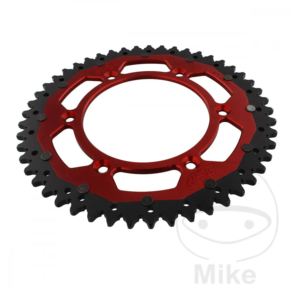 ZF Sprockets rozeta Dual 49Z typ 520 červená ZF vnitřní průměr 125 rozteč děr 153 HM-MOTO CRE-F 250 R IE 10-13, CRE-F 250 X 04-10, CRE-F 250 X IE