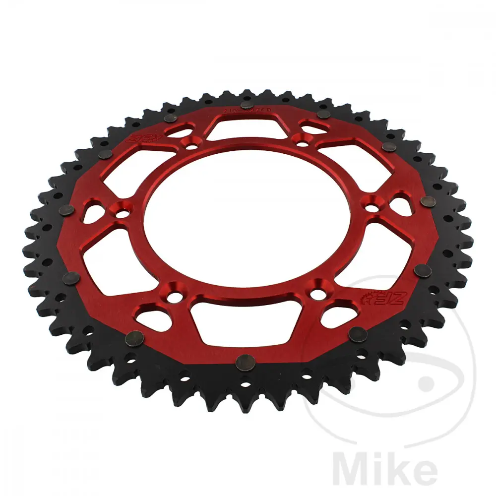 ZF Sprockets rozeta Dual 52Z typ 520 červená ZF vnitřní průměr 125 rozteč děr 153 HM-MOTO CRE-F 250 R IE 10-13, CRE-F 250 X 04-10, CRE-F 250 X IE