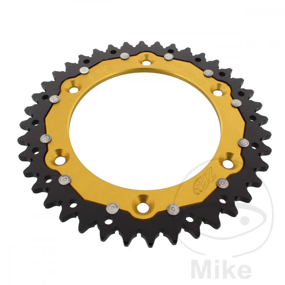 ZF Sprockets rozeta Dual 40Z typ 520 zlatá ZF vnitřní průměr 125 rozteč děr 150 BETA ALP 40 350 FARBE ROT 24-25, ALP 40 350 FARBE WEISS 24-25, ALP X