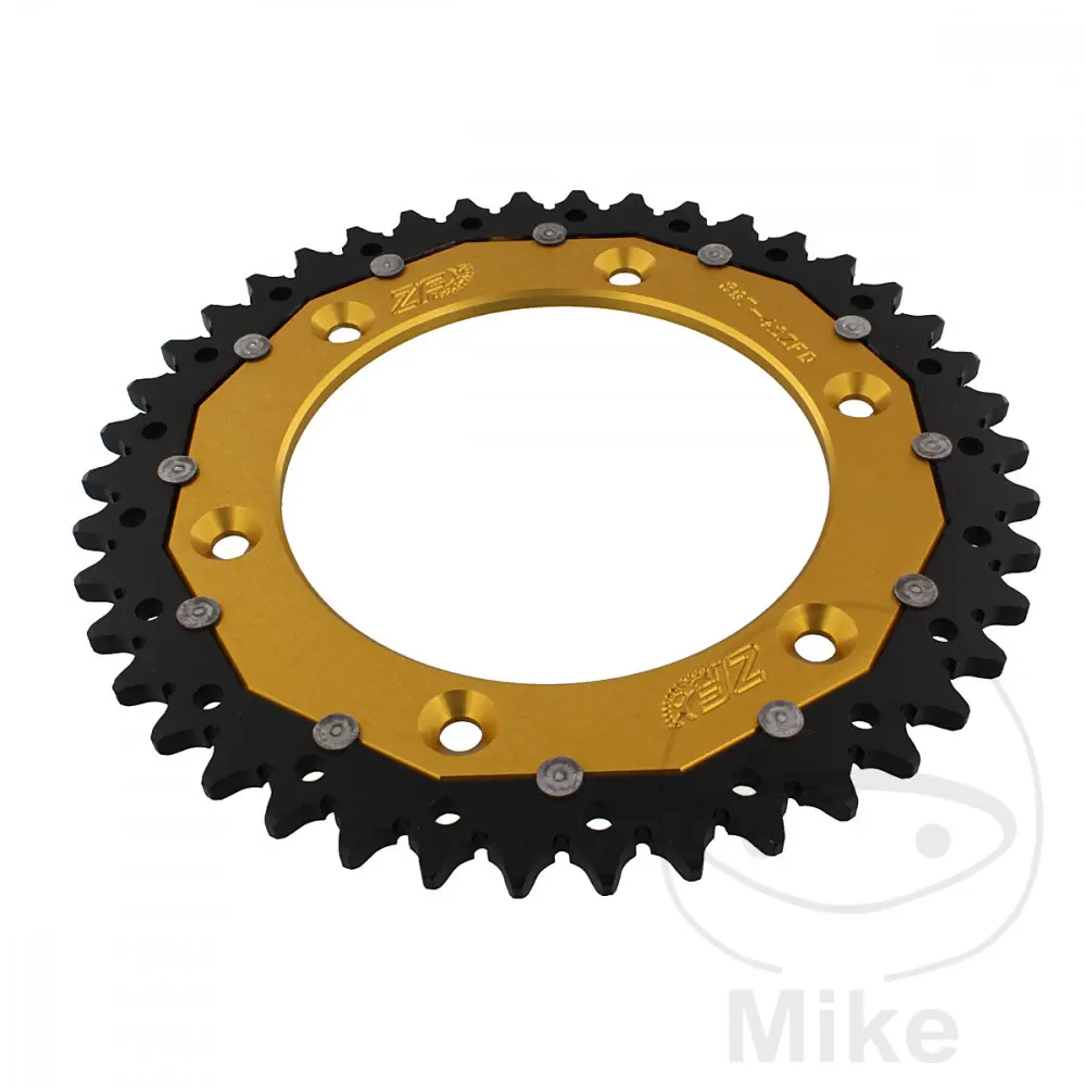 ZF Sprockets rozeta DUA 42Z pro řetěz 520 GO ZF vnitřní průměr 125 rozteč děr 150 BETA ALP 40 350 FARBE ROT 24-25, ALP 40 350 FARBE WEISS 24-25, ALP X