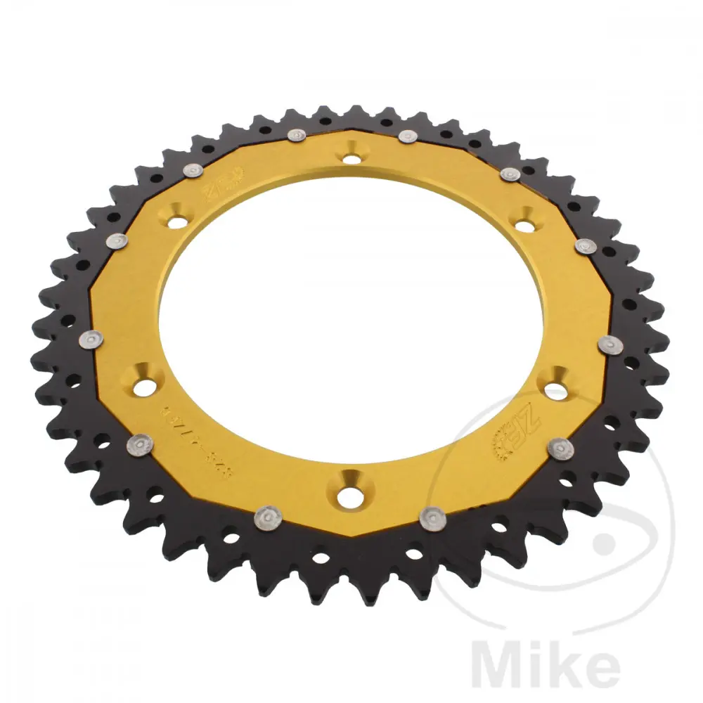 ZF Sprockets rozeta Dual 46Z typ 520 zlatá ZF vnitřní průměr 125 rozteč děr 150 BETA ALP 40 350 FARBE ROT 24-25, ALP 40 350 FARBE WEISS 24-25, ALP X