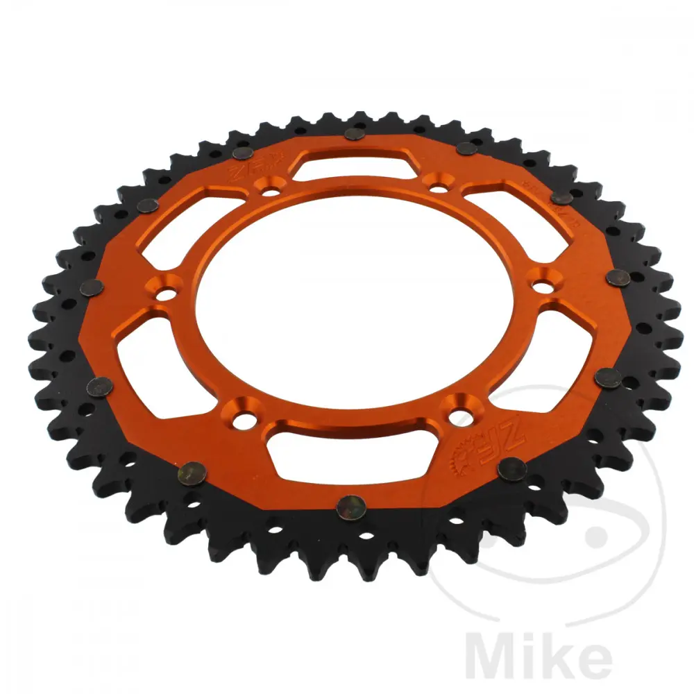 ZF Sprockets rozeta Dual 49Z typ 520 oranžová ZF vnitřní průměr 125 rozteč děr 150 BETA ALP 40 350 FARBE ROT 24-25, ALP 40 350 FARBE WEISS 24-25, ALP