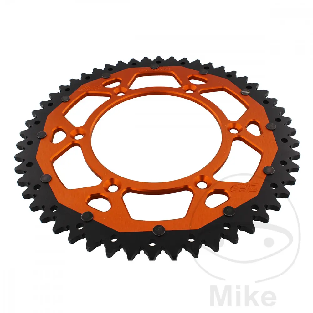 ZF Sprockets rozeta Dual 52Z typ 520 oranžová ZF vnitřní průměr 125 rozteč děr 150 BETA ALP 40 350 FARBE ROT 24-25, ALP 40 350 FARBE WEISS 24-25, ALP