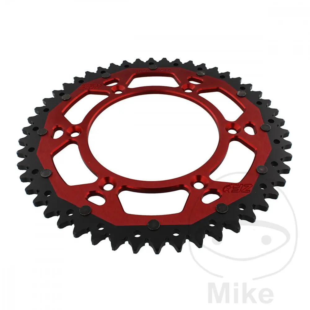 ZF Sprockets rozeta Dual 50Z typ 520 červená ZF vnitřní průměr 125 rozteč děr 152 BETA RR 125 LC 2T ENDURO 18-24, RR 125 LC 2T RACING 19-23, RR 125 LC