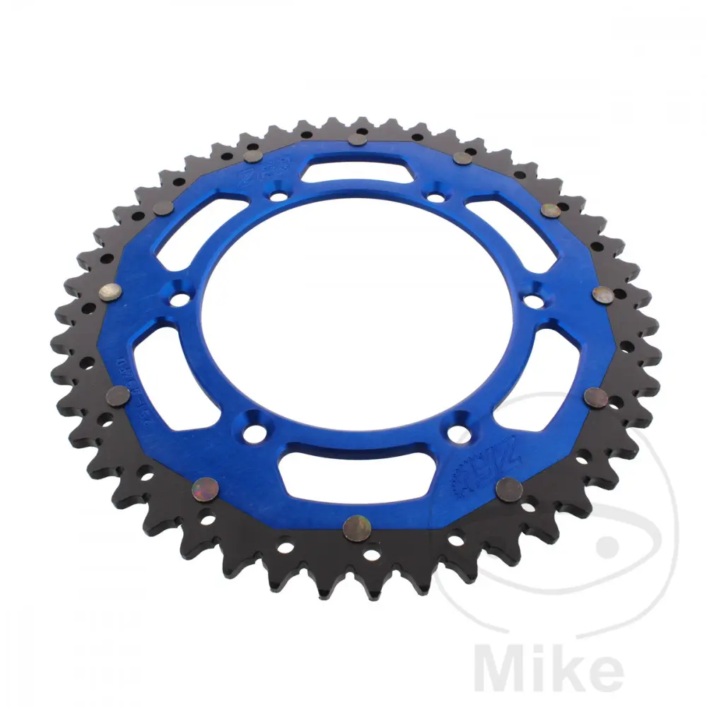 ZF Sprockets rozeta Dual 49Z typ 520 modrá ZF vnitřní průměr 130 rozteč děr 150 FANTIC XE 125 2T 20-25, XE 300 2T IE ENDURO ABS 24, XEF 250 4T ENDURO