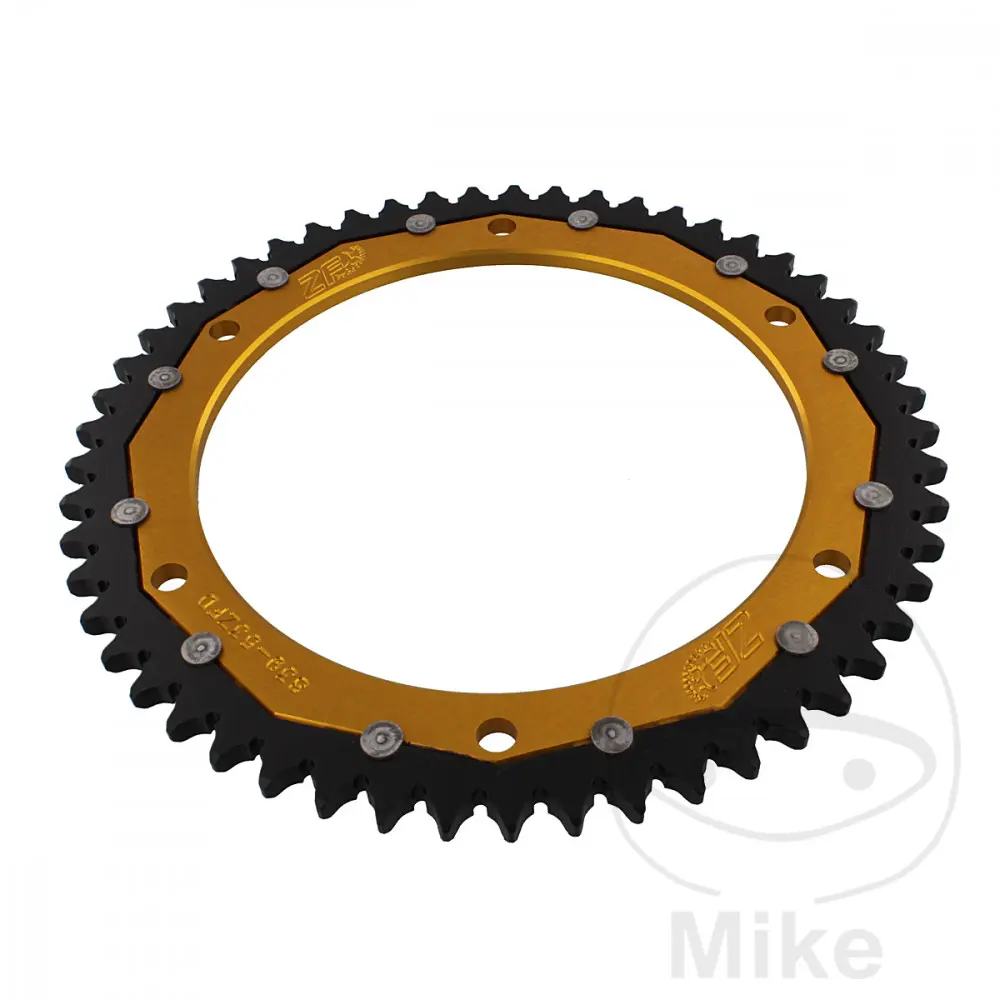 ZF Sprockets rozeta Dual 53Z typ 428 zlatá ZF vnitřní průměr 152 rozteč děr 175 YAMAHA DT 125 RE 04-06, DT 125 RE MX EVERTS 05-06, DT 125 X 05-06, DT