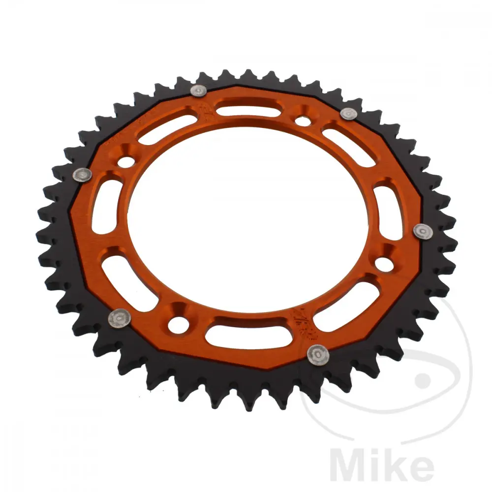 ZF Sprockets rozeta Dual 46Z typ 428 oranžová ZF vnitřní průměr 110 rozteč děr 132 GAS GAS MC 85  17/14 ZOLL 22-24, GAS MC 85  19/16 ZOLL 21-26,