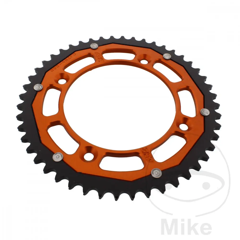ZF Sprockets rozeta DUA 48Z pro řetěz 428 černá ZF vnitřní průměr 110 rozteč děr 132 GAS GAS MC 85  17/14 ZOLL 22-24, GAS MC 85  19/16 ZOLL 21-26,