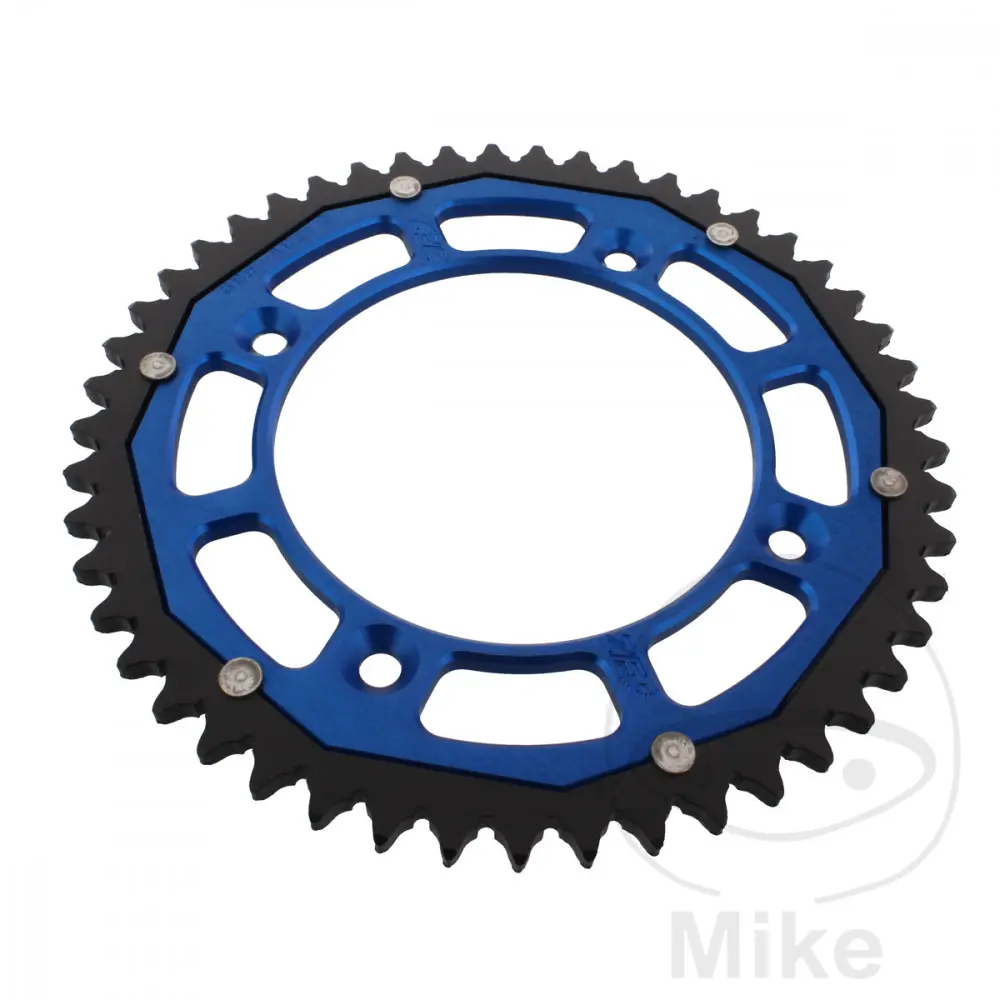 ZF Sprockets rozeta Dual 49Z typ 428 modrá ZF vnitřní průměr 110 rozteč děr 132 GAS GAS MC 85  17/14 ZOLL 22-24, GAS MC 85  19/16 ZOLL 21-26,