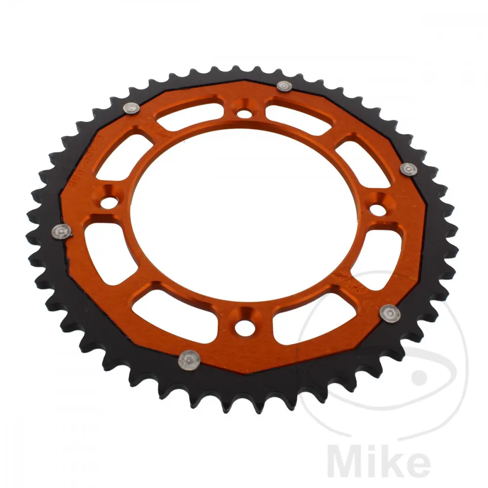 ZF Sprockets rozeta Dual 50Z typ 428 oranžová ZF vnitřní průměr 110 rozteč děr 132 GAS GAS MC 85  17/14 ZOLL 22-24, GAS MC 85  19/16 ZOLL 21-26,