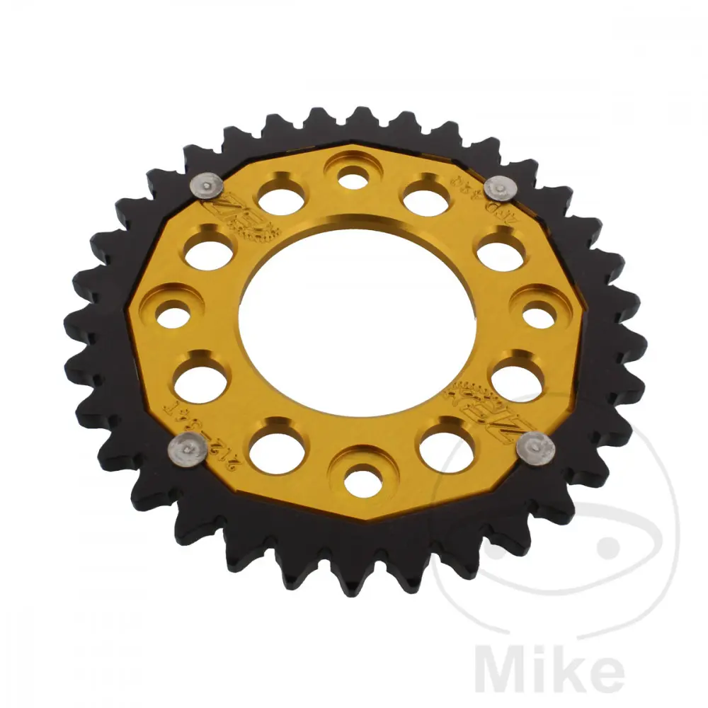 ZF Sprockets rozeta Dual 34Z typ 420 zlatá ZF vnitřní průměr 058 rozteč děr 090 HONDA AFS 110 2SH I WAVE 12-14, AFS 110 CSF I WAVE 15-16, ANF 125