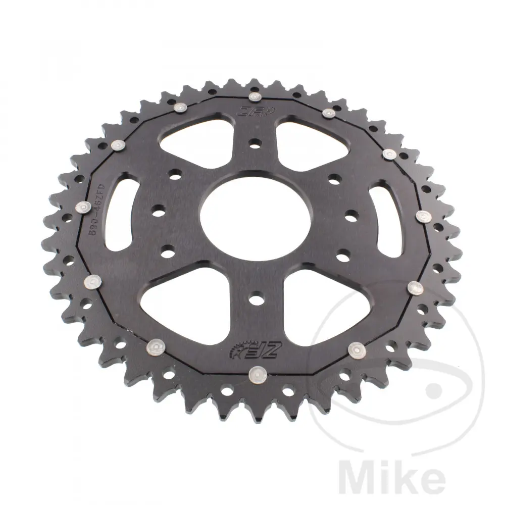 ZF Sprockets rozeta Dual 46Z typ 520 černá ZF vnitřní průměr 063 rozteč děr 110 HUSQVARNA SM 400 R 05, SVARTPILEN 125  ABS 21-24, SVARTPILEN 401