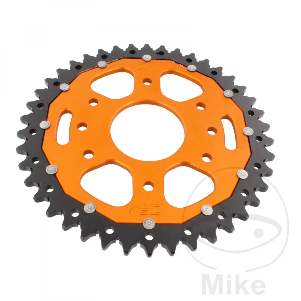 ZF Sprockets rozeta Dual 42Z typ 520 oranžová ZF vnitřní průměr 063 rozteč děr 110 HUSQVARNA SM 400 R 05, SVARTPILEN 125  ABS 21-24, SVARTPILEN 401
