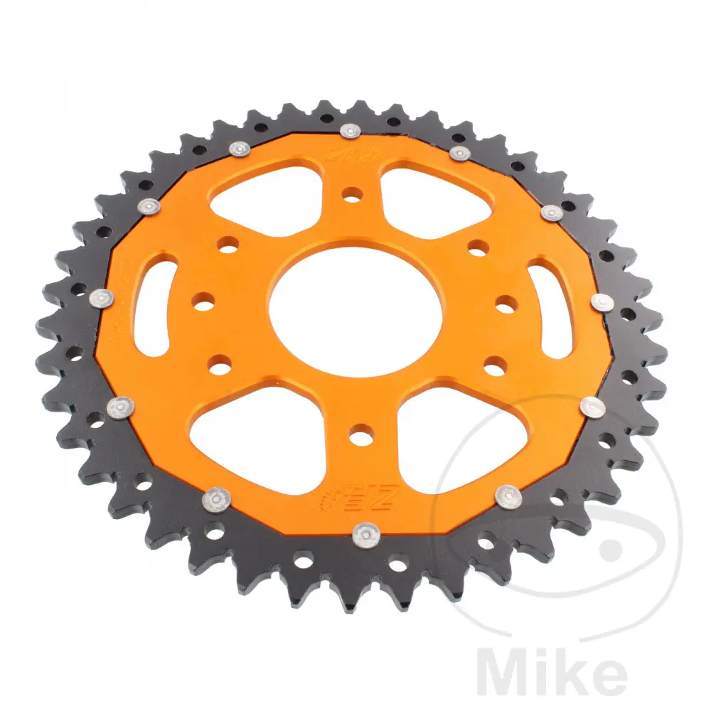ZF Sprockets rozeta DUA 44Z pro řetěz 520 černá ZF vnitřní průměr 063 rozteč děr 110 HUSQVARNA SM 400 R 05, SVARTPILEN 125  ABS 21-24, SVARTPILEN 401