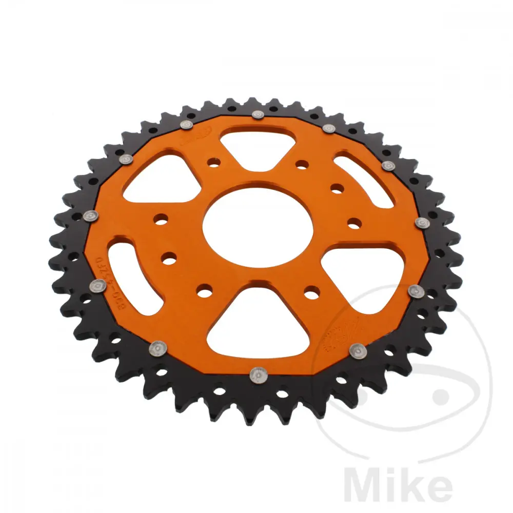 ZF Sprockets rozeta Dual 45Z typ 520 oranžová ZF vnitřní průměr 063 rozteč děr 110 HUSQVARNA SM 400 R 05, SVARTPILEN 125  ABS 21-24, SVARTPILEN 401