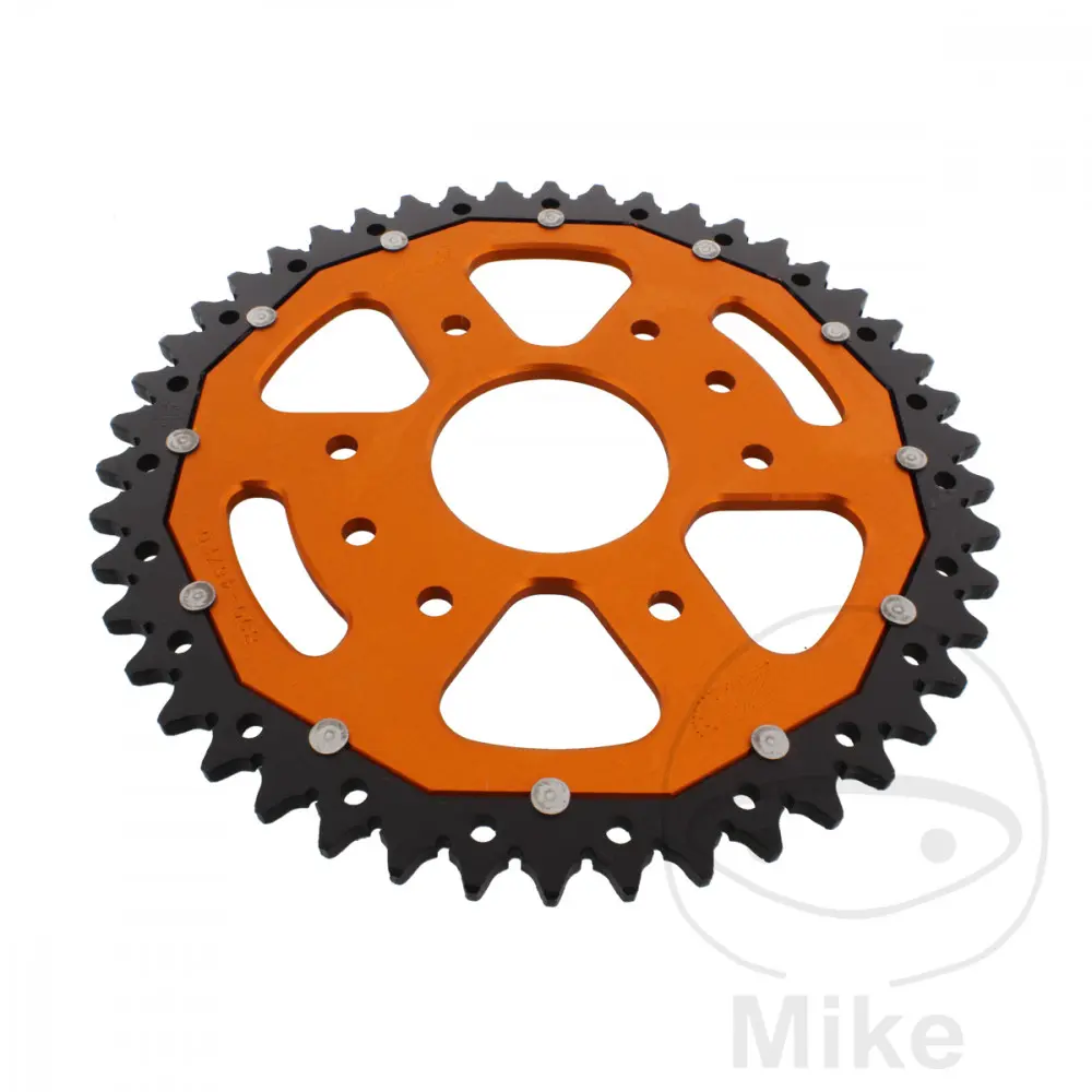ZF Sprockets rozeta DUA 46Z pro řetěz 520 černá ZF vnitřní průměr 063 rozteč děr 110 HUSQVARNA SM 400 R 05, SVARTPILEN 125  ABS 21-24, SVARTPILEN 401
