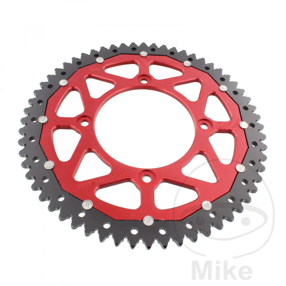 ZF Sprockets rozeta DUA 60Z pro řetěz 420 červená ZF vnitřní průměr 100 rozteč děr 120 BETA REV 50 LC 05-08, REV 80 07, RR 50 ENDURO 05-19, RR 50