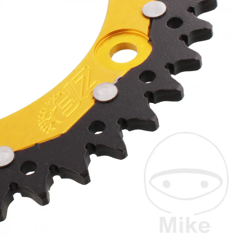 ZF Sprockets rozeta Dual 42Z typ 520 zlatá ZF vnitřní průměr 134 rozteč děr 160 HONDA CBR 600 F 01-07, CBR 600 RR 03-16, CBR 600 RRA  ABS 09-16, CBR