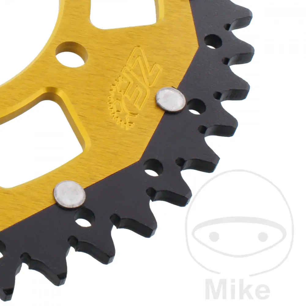ZF Sprockets rozeta Dual 46Z typ 520 zlatá ZF vnitřní průměr 106 rozteč děr 125 TRIUMPH BONNEVILLE 900 EFI T100 ABS 17-25, BONNEVILLE 900 EFI T100