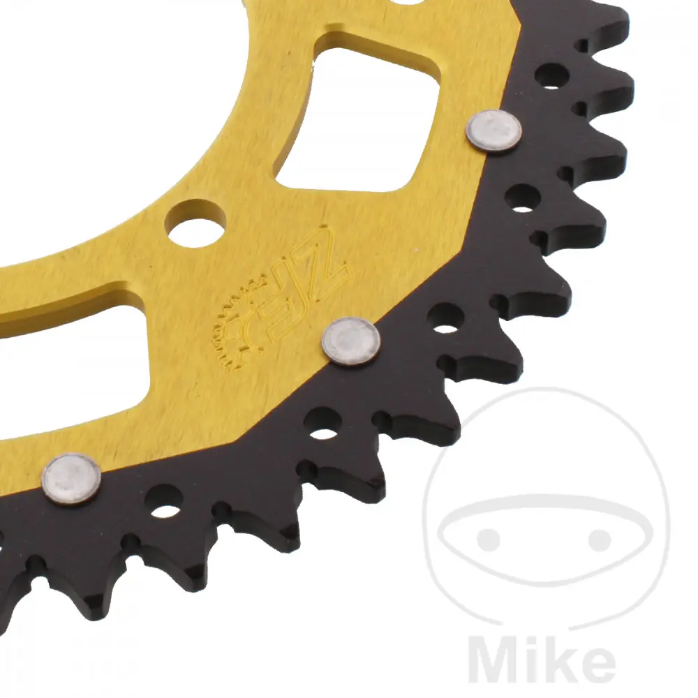 ZF Sprockets rozeta Dual 47Z typ 520 zlatá ZF vnitřní průměr 106 rozteč děr 125 TRIUMPH BONNEVILLE 900 EFI T100 ABS 17-25, BONNEVILLE 900 EFI T100