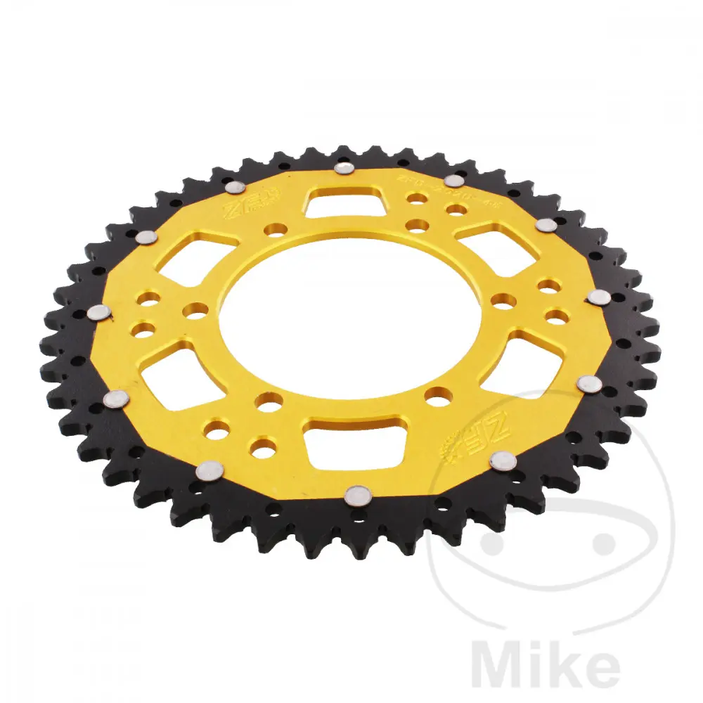 ZF Sprockets rozeta Dual 48Z typ 520 zlatá  ZF vnitřní průměr 106 rozteč děr 125 TRIUMPH BONNEVILLE 900 EFI T100 ABS 17-25, BONNEVILLE 900 EFI T100