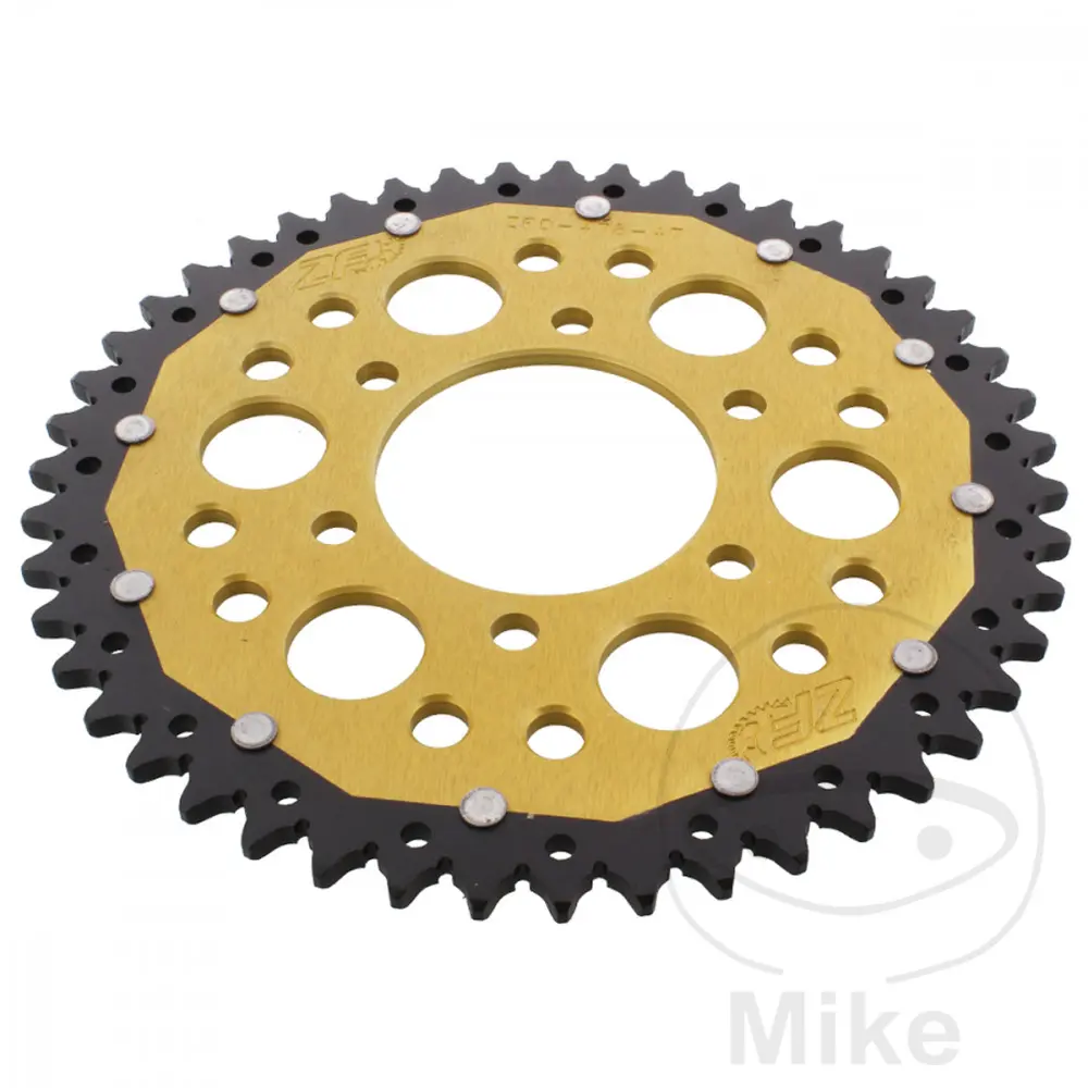 ZF Sprockets rozeta Dual 47Z typ 520 zlatá ZF vnitřní průměr 080 rozteč děr 104 CFMOTO CL-X 700 HERITAGE ABS 22-25, CL-X 700 SPORT ABS 22-25, CL-X 700