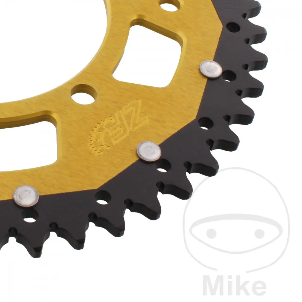 ZF Sprockets rozeta Dual 48Z typ 520 zlatá  ZF vnitřní průměr 110 rozteč děr 130 KAWASAKI EL 250 ELIMINATOR 88-95, ELIMINATOR 500 24-25, ER 500