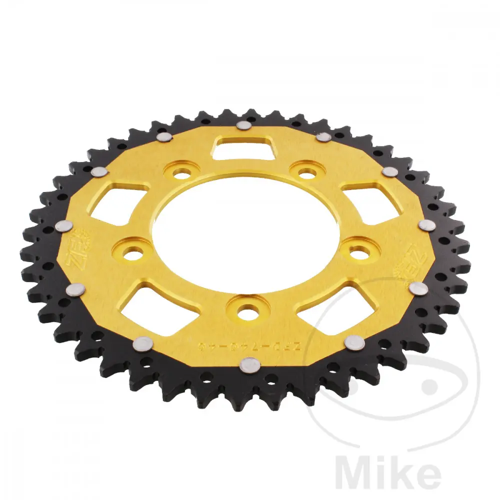 ZF Sprockets rozeta Dual 46Z typ 520 zlatá ZF vnitřní průměr 100 rozteč děr 124 DUCATI MONSTER 797  ABS 17-21, MONSTER 797 + PLUS ABS 17-19, MONSTER