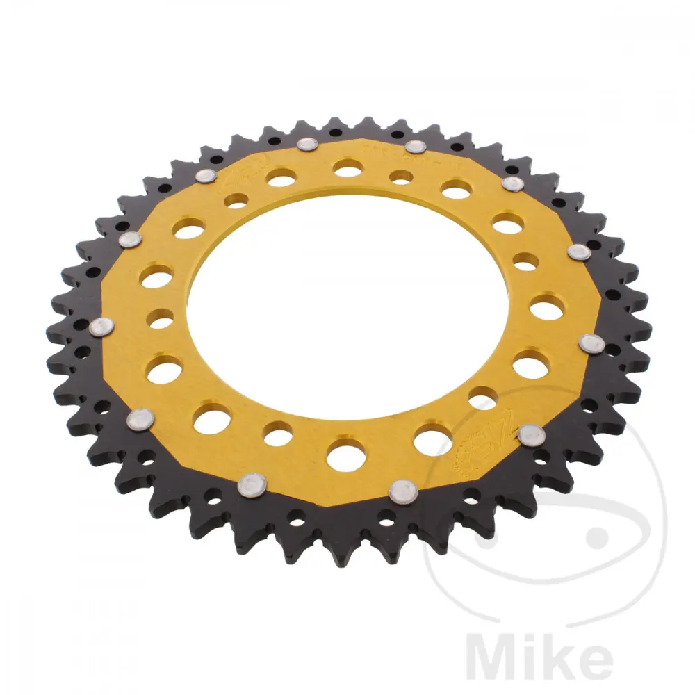 ZF Sprockets rozeta Dual 45Z typ 520 zlatá ZF vnitřní průměr 125 rozteč děr 145 YAMAHA DT 250 MX 79-82, MT-03 660 H 06-14, MT-03 660 N 06-08, XT 660 X