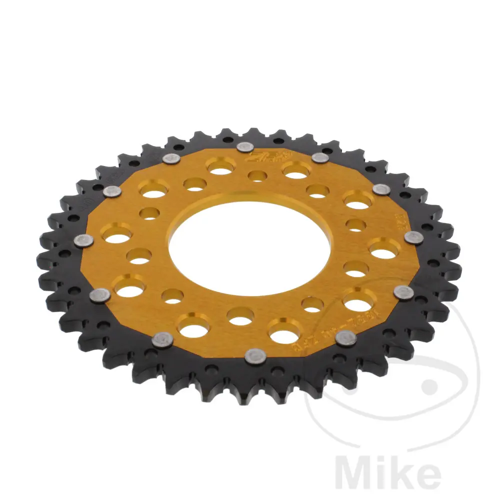 ZF Sprockets rozeta Dual 40Z typ 525 zlatá ZF vnitřní průměr 080 rozteč děr 110 HONDA CB 450 S 86-89, CB 500 94-03, CB 500 S SPORT 98-03, CB 750 F2