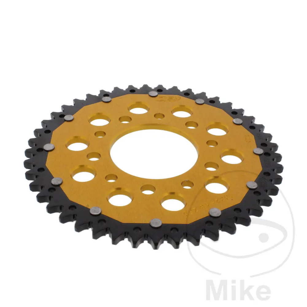 ZF Sprockets rozeta Dual 45Z typ 525 zlatá ZF vnitřní průměr 080 rozteč děr 110 HONDA CB 450 S 86-89, CB 500 94-03, CB 500 S SPORT 98-03, CB 750 F2
