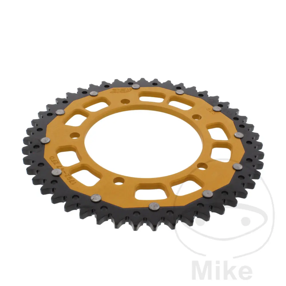 ZF Sprockets rozeta Dual 47Z typ 525 zlatá ZF vnitřní průměr 120 rozteč děr 140 KAWASAKI KLV 1000 04-06, SUZUKI DL 650 V-STROM 04-11, DL 650 U3