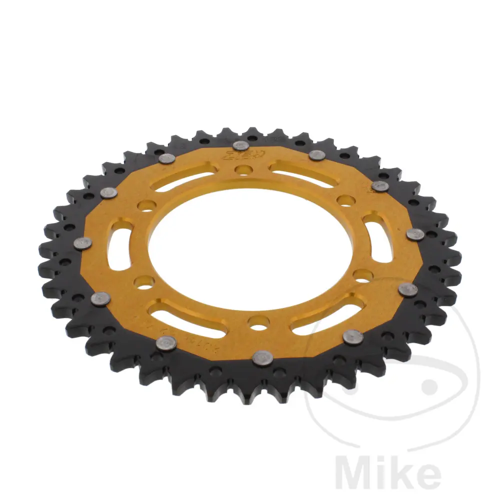 ZF Sprockets rozeta Dual 42Z typ 525 zlatá ZF vnitřní průměr 106 rozteč děr 125 TRIUMPH BONNEVILLE 1200 BOBBER ABS 17-25, BONNEVILLE 1200 BOBBER BLACK