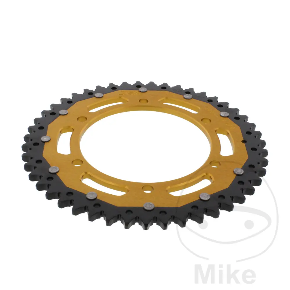 ZF Sprockets rozeta Dual 47Z typ 525 zlatá ZF vnitřní průměr 130 rozteč děr 150 HONDA XL 600 V TRANSALP 87-00, XL 600 V TRANSALP OZUBENÉ KOLO HRUBÉ
