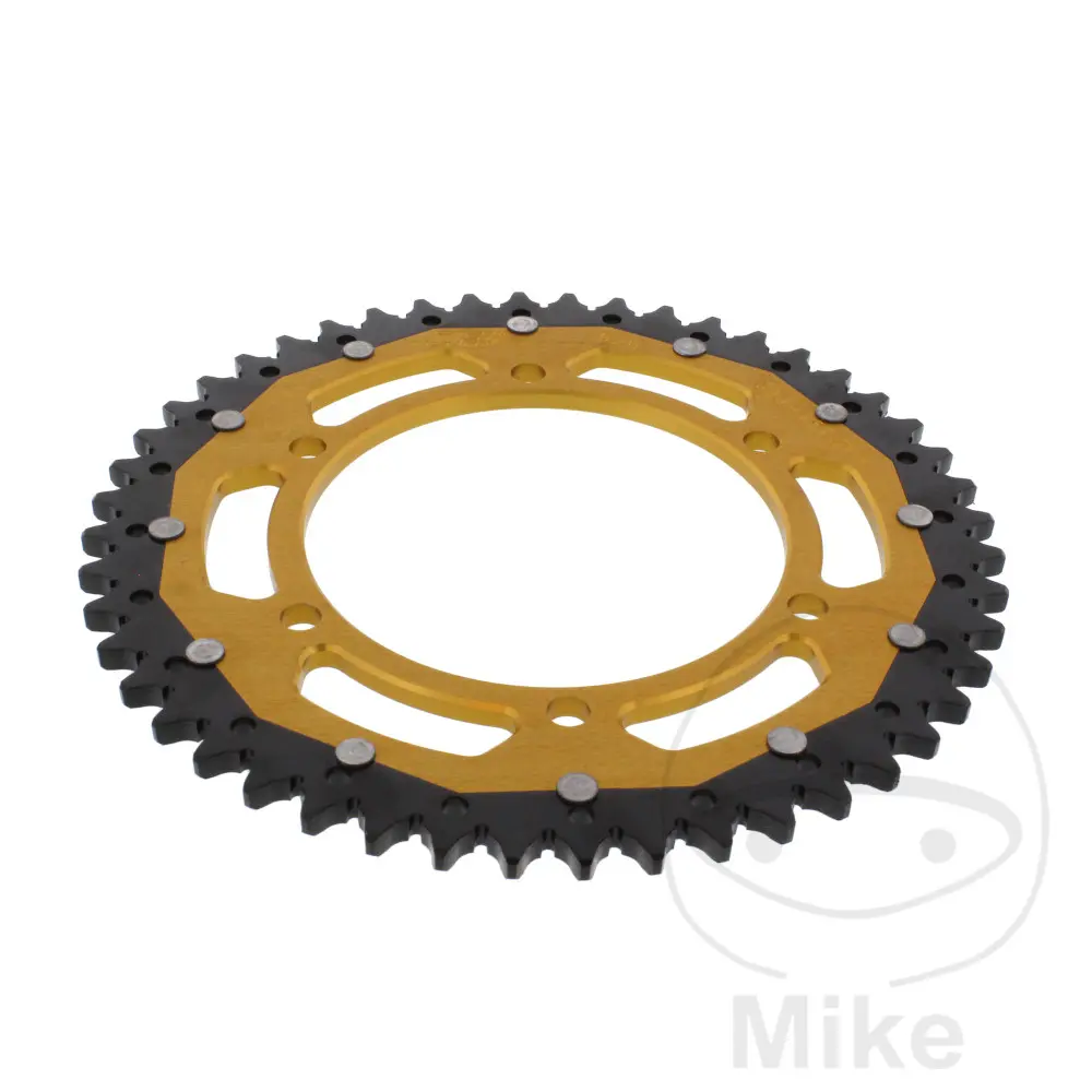 ZF Sprockets rozeta Dual 48Z typ 525 zlatá ZF vnitřní průměr 130 rozteč děr 150 HONDA XL 600 V TRANSALP 87-00, XL 600 V TRANSALP OZUBENÉ KOLO HRUBÉ