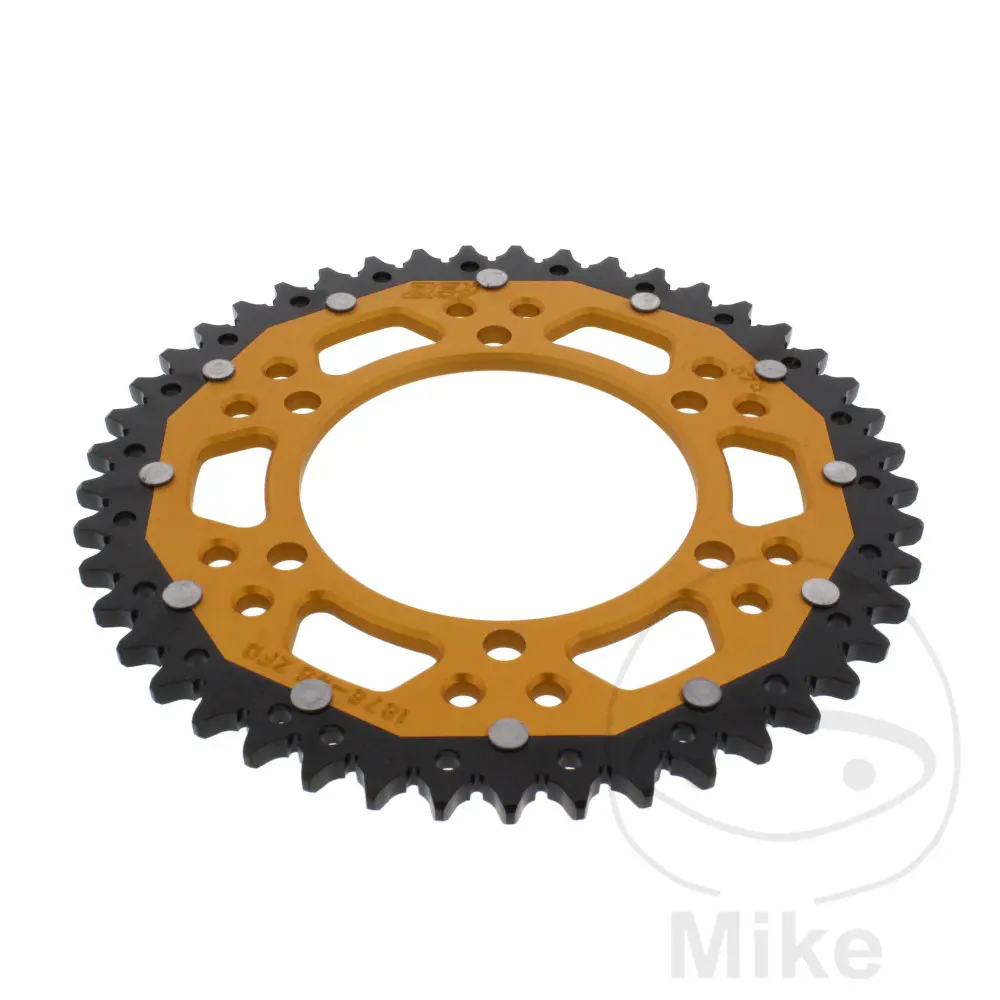 ZF Sprockets rozeta Dual 45Z typ 525 zlatá ZF vnitřní průměr 110 rozteč děr 130 SUZUKI GSX-R 600 11-17, GSX-R 600 UF 11-16, GSX-R 600 UE 11-13, GSX-R